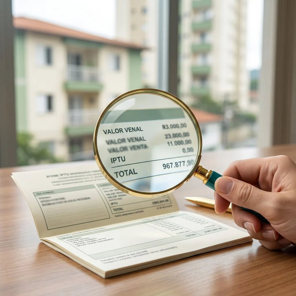 Revisão de IPTU e do valor venal para imóveis residenciais e empresariais.